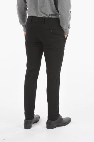 CC COLLECTION Belt Loop Jersey Chino Pants