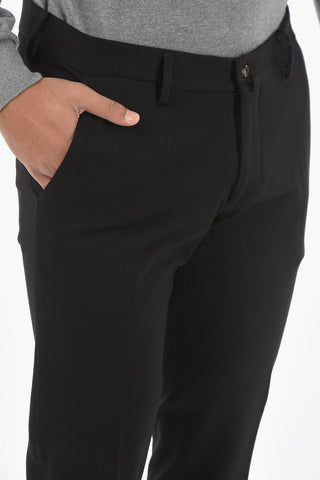 CC COLLECTION Belt Loop Jersey Chino Pants