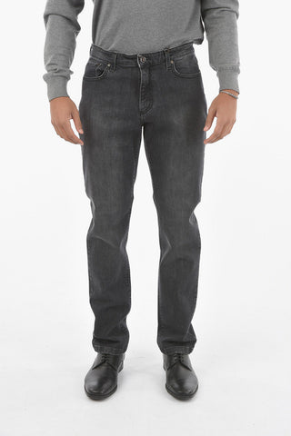 CC COLLECTION 5 Pocket Regular Fit Stone Washed Denims