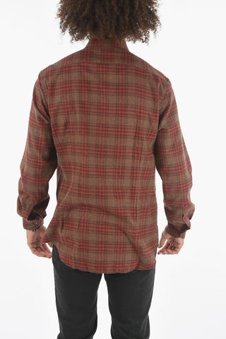 Flanell Cotton Shirt with Standard Collar