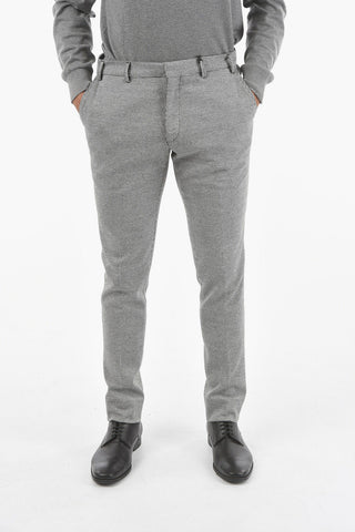 CC COLLECTION Pantaloni SAMPLE con Motivo Pied de Poule