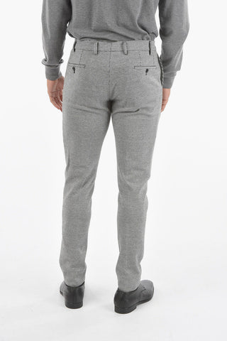 CC COLLECTION Pantaloni SAMPLE con Motivo Pied de Poule