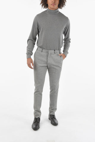 CC COLLECTION Pantaloni SAMPLE con Motivo Pied de Poule