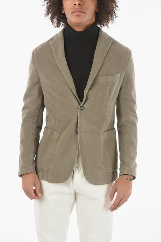 CC COLLECTION Unlined FUSTAGNO Patch Pocket Blazer