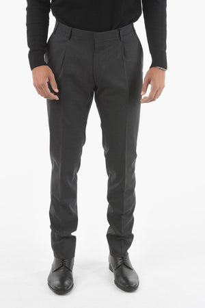 CC COLLECTION Single-pleated RESET Virgin Wool Pants