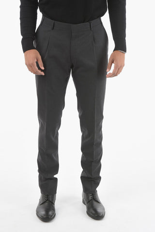 CC COLLECTION Single-pleated RESET Virgin Wool Pants