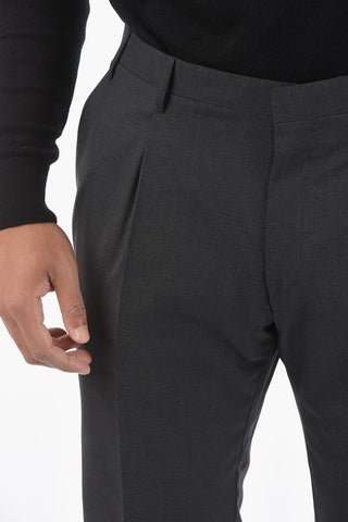 CC COLLECTION Single-pleated RESET Virgin Wool Pants