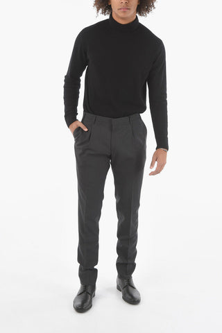 CC COLLECTION Single-pleated RESET Virgin Wool Pants