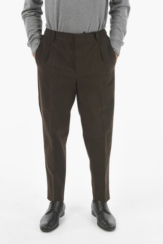 CC COLLECTION Pantaloni RESET in Velour con Coulisse