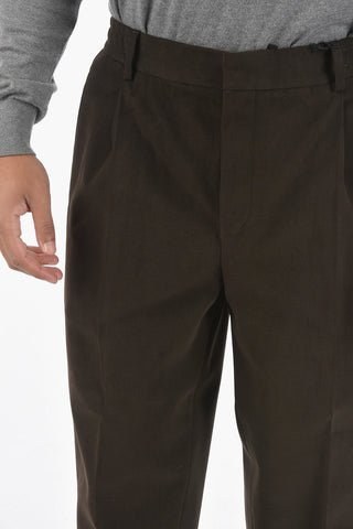 CC COLLECTION Pantaloni RESET in Velour con Coulisse