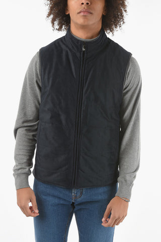 Herringbone Virgin Wool SPORTSWEAR Padded Vest
