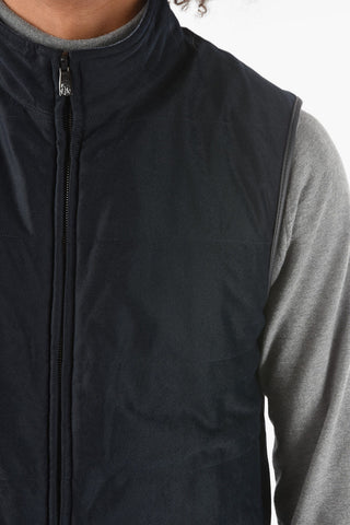 Herringbone Virgin Wool SPORTSWEAR Padded Vest