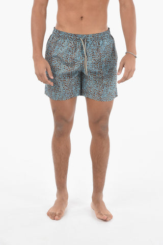 Polka Dot Patterned Swimshorts