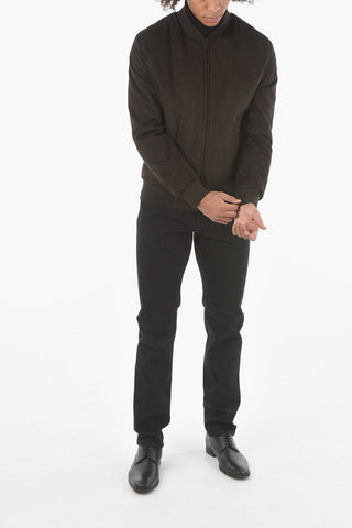 CC COLLECTION O. WEAR Front Zipped SUERETTO Quilted Bomber Jacket