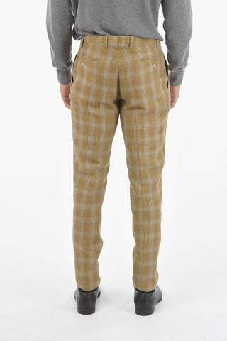 CC COLLECTION District Check RESET Flax Suit