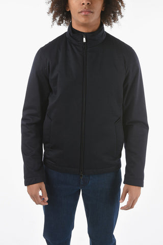 Front Zipped Virgin Wool Padded Outerwear