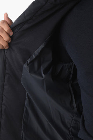 Front Zipped Virgin Wool Padded Outerwear