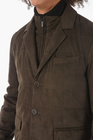 CC COLLECTION O. WEAR Chester Piece SUERETTO Quilted Blazer