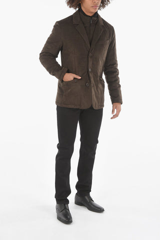 CC COLLECTION O. WEAR Chester Piece SUERETTO Quilted Blazer