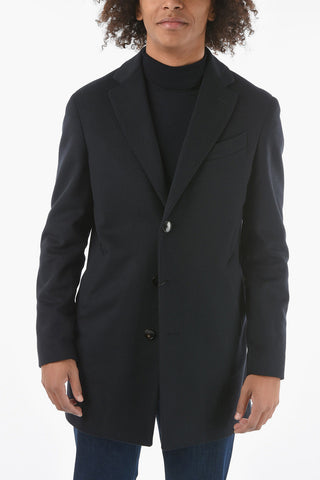 CC COLLECTION Flush Pocket Wool Blend Coat
