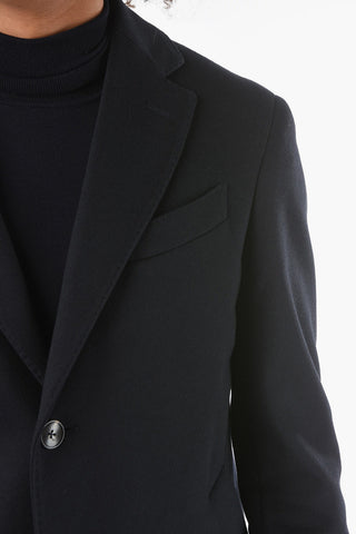CC COLLECTION Flush Pocket Wool Blend Coat