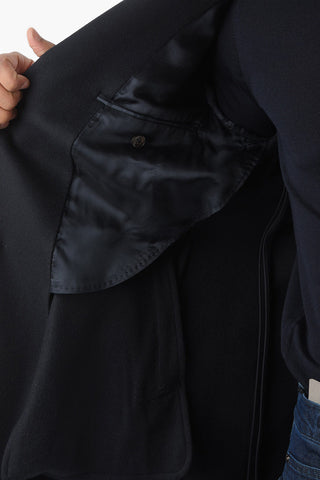 CC COLLECTION Flush Pocket Wool Blend Coat