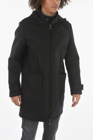 CC COLLECTION O. WEAR Parka Sfoderato in Misto Lana Vergine