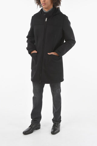 CC COLLECTION O. WEAR Parka Sfoderato in Misto Lana Vergine