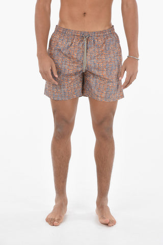 Polka Dot Patterned Swimshorts