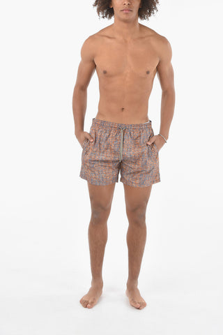 Polka Dot Patterned Swimshorts