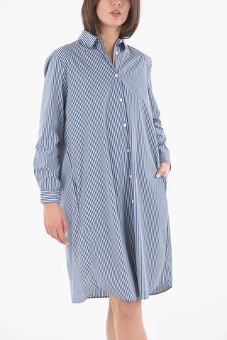 Awning Striped SPRING Maxi Shirt dress
