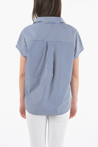 Maxi Tunica SUMMER A Righe Awning Con Collo Johnny