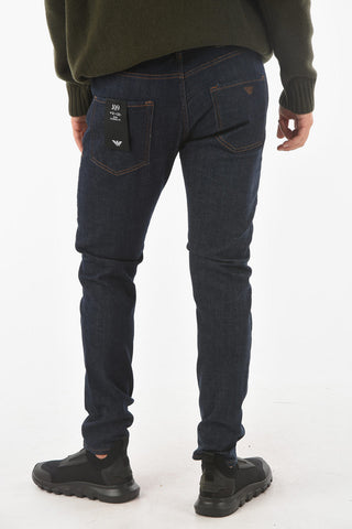 EMPORIO Dark Wash Tapered Fit Denims