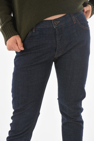 EMPORIO Dark Wash Tapered Fit Denims