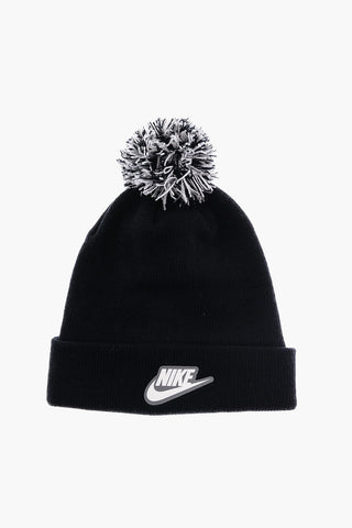 Solid Color FUTURA Beanie with Pom Pom