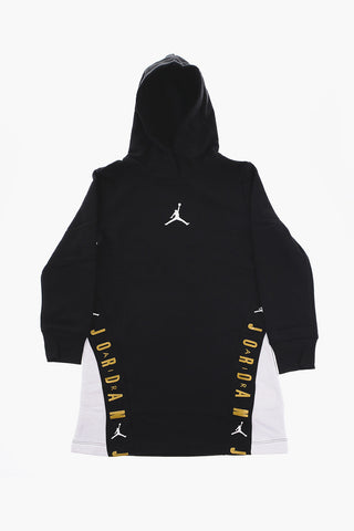 AIR JORDAN Golden and Glitter Logo HOLIDAY Maxi Hoodie