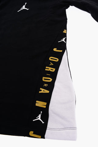 AIR JORDAN Golden and Glitter Logo HOLIDAY Maxi Hoodie