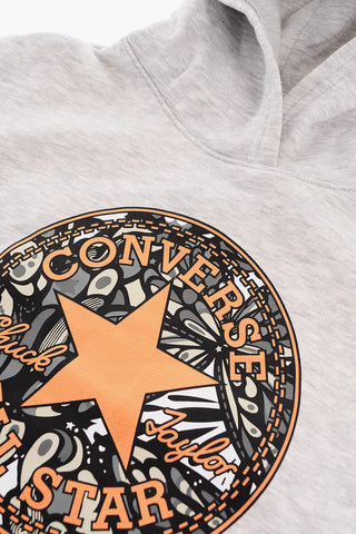 ALL STAR CHUCK TAYLOR Sweatshirt BOXY with Front Patch Logo and Hood