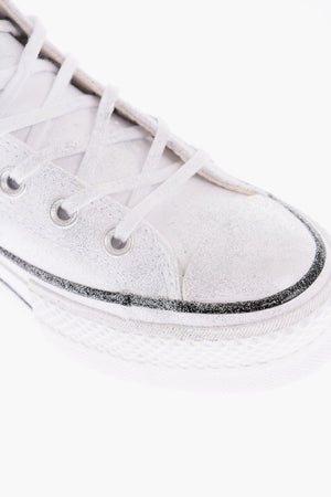ALL STAR CHUCK TAYLOR Sneakers Alte LIFT Glitter con Platform 4cm