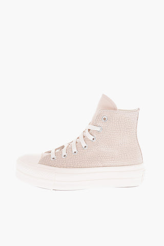 ALL STAR CHUCK TAYLOR Snake Effect Leather High-Top Sneakers