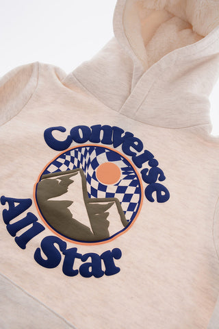 ALL STAR CHUCK TAYLOR Felpa INTO THE WILD con Logo in Rilievo