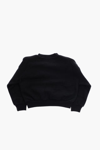 Fleeced Cotton Oversized Fit Sweatshirt and Joggers Set