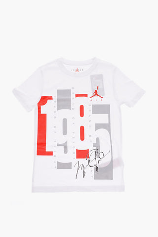 AIR JORDAN All-Over Logo-Printed SINCE 85 Crew-Neck T-shirt