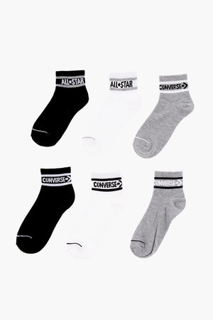 Set 6 Pairs Of Socks With Embroidered Logo
