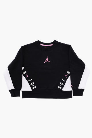 AIR JORDAN Brushed Cotton HOLIDAY SHINE Crew-neck Sweatshirt