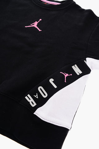AIR JORDAN Brushed Cotton HOLIDAY SHINE Crew-neck Sweatshirt