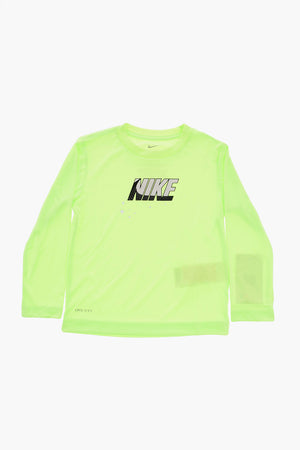 Langärmeliges Rundhals-T-Shirt Dri-Fit in Neonfarben ALL DAY PLAY FUTURA