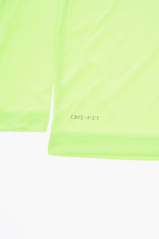 Langärmeliges Rundhals-T-Shirt Dri-Fit in Neonfarben ALL DAY PLAY FUTURA
