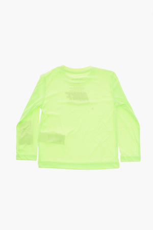 Langärmeliges Rundhals-T-Shirt Dri-Fit in Neonfarben ALL DAY PLAY FUTURA