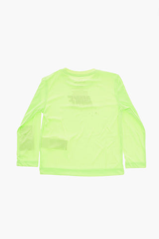 Langärmeliges Rundhals-T-Shirt Dri-Fit in Neonfarben ALL DAY PLAY FUTURA